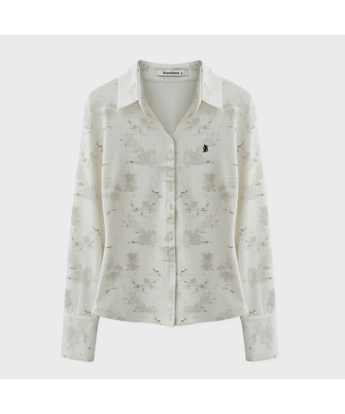 AVANDRESS(アバンドレス )の「ロヘフォグカラー ロングスリーブ_3COL(Tシャツ/カットソー・レディース・ホワイト/ブラック/ブラックミックス・SMALL/MEDIUM)」の2枚目の写真