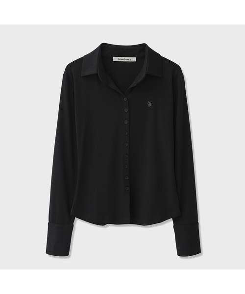 AVANDRESS(アバンドレス )の「ロヘフォグカラー ロングスリーブ_3COL(Tシャツ/カットソー・レディース・ホワイト/ブラック/ブラックミックス・SMALL/MEDIUM)」の3枚目の写真
