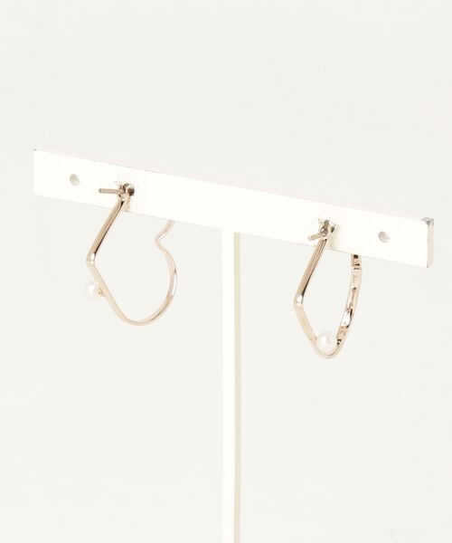 ISS(イズ)の「ISS イズ:デュクール ハート ピアス(ピアス(両耳用)・レディース・シルバー/ピンクゴールド/ゴールド・FREE)」の11枚目の写真