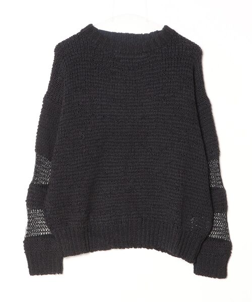 F-LAGSTUF-F（フラグスタフ）の「DRY SWEATER（ニット/セーター・メンズ・Black/サックスブルー/Beige・X-LARGE/LARGE/MEDIUM）」の2枚目の写真