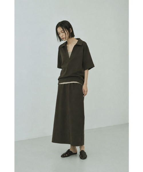 marjour(マージュール)の「EFFORTLESS AIRY OVER SHIRTS(シャツ/ブラウス・レディース・ブラック/ブラウン・M/L)」の5枚目の写真