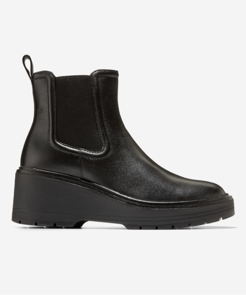 COLE HAAN(コールハーン)の「ゼログランド シティクエスト ウェッジ ブーツ ウォータープルーフ womens(ブーツ・レディース・ブラック・6/7/7.5/8)」の1枚目の写真