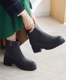 【ATELIER BRUGGE】サイドジップトラックブーツ
