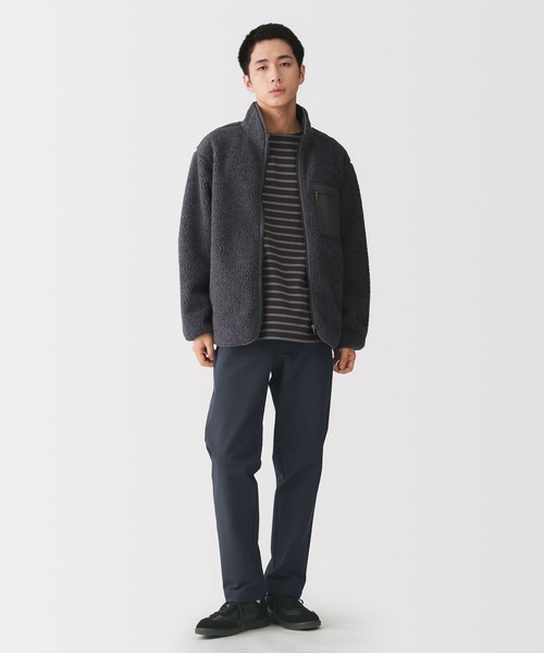 無印良品(ムジルシリョウヒン)の「紳士 防風裏起毛ストレッチテーパードパンツ(その他パンツ・メンズ・ダークグレー/ブラウン系/ネイビー/ブラック・XS/XXL/XL/L/M/S)」の15枚目の写真