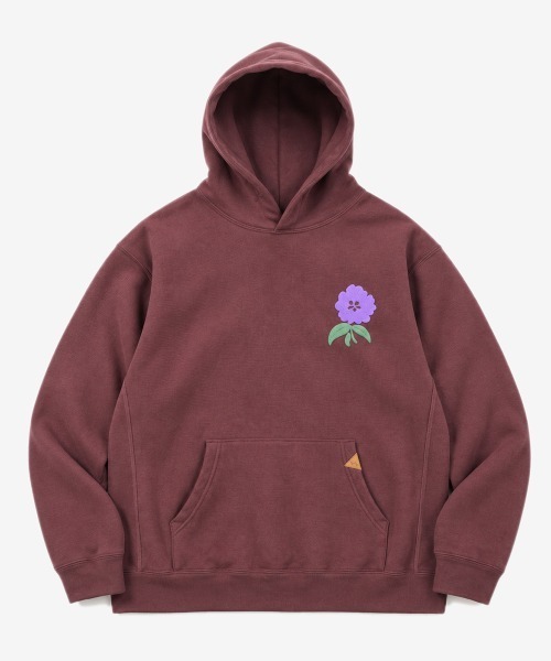 rehacer（レアセル）の「rehacer : Puff Flower HW Sweat Hoodie / パフ フラワー ヘヴィー ウエイト スウェット フーディー（パーカー・メンズ・ブラック/ワイン/ネイビー/グリーン・SMALL/X-LARGE/LARGE/MEDIUM）」の5枚目の写真