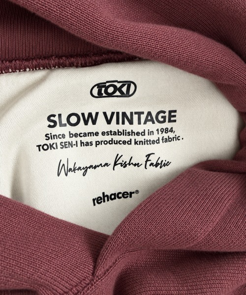 rehacer（レアセル）の「rehacer : Puff Flower HW Sweat Hoodie / パフ フラワー ヘヴィー ウエイト スウェット フーディー（パーカー・メンズ・ブラック/ワイン/ネイビー/グリーン・SMALL/X-LARGE/LARGE/MEDIUM）」の8枚目の写真