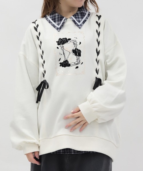 axes femme（アクシーズファム）の「アソートプリント編み上げTR（T