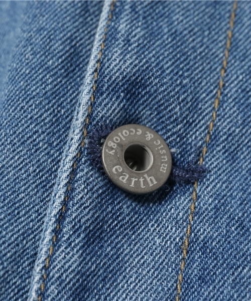earth music&ecology（アースミュージックアンドエコロジー）の「デニムロングスカート（デニムスカート・レディース・オフホワイト/インディゴブルー/ライトインディゴブルー・SMALL/MEDIUM）」の15枚目の写真
