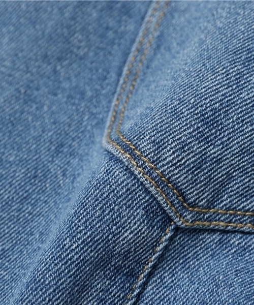 earth music&ecology（アースミュージックアンドエコロジー）の「デニムロングスカート（デニムスカート・レディース・オフホワイト/インディゴブルー/ライトインディゴブルー・SMALL/MEDIUM）」の14枚目の写真