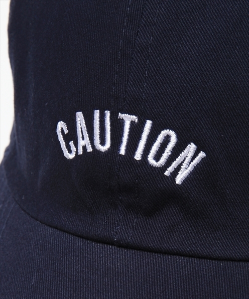 FR2(エフアールツー)の「”CAUTION” embroidery six panel cap(キャップ・レディース・ネイビー/インディゴブルー/ダークインディゴブルー/ブラック/ホワイト/ピンク・FREE)」の9枚目の写真