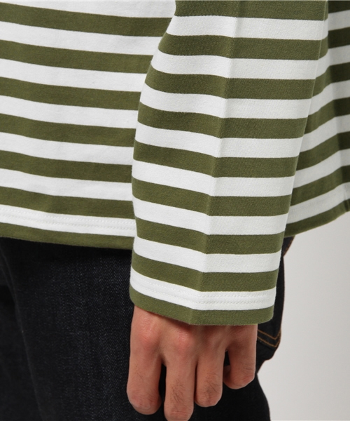 agnes b.(アニエスベー)の「【agnes b. pour ADAM ET ROPE'】COULOS ML(Tシャツ/カットソー・メンズ・グリーン系その他/オフホワイト・L/X-LARGE/M)」の6枚目の写真