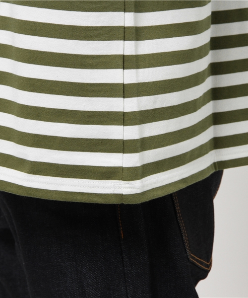 agnes b.(アニエスベー)の「【agnes b. pour ADAM ET ROPE'】COULOS ML(Tシャツ/カットソー・メンズ・グリーン系その他/オフホワイト・L/X-LARGE/M)」の7枚目の写真