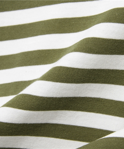 agnes b.(アニエスベー)の「【agnes b. pour ADAM ET ROPE'】COULOS ML(Tシャツ/カットソー・メンズ・グリーン系その他/オフホワイト・L/X-LARGE/M)」の8枚目の写真