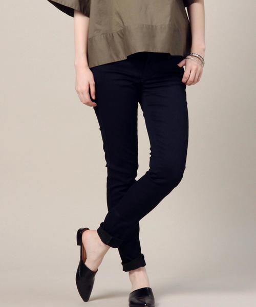 Lee（リー）の「＜LEE＞デニムジェギング ◆（デニムパンツ・レディース・ブラック/ライトブルー/ネイビー・SMALL/MEDIUM）」の3枚目の写真