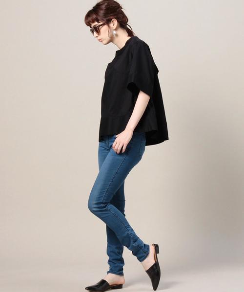 Lee（リー）の「＜LEE＞デニムジェギング ◆（デニムパンツ・レディース・ブラック/ライトブルー/ネイビー・SMALL/MEDIUM）」の7枚目の写真