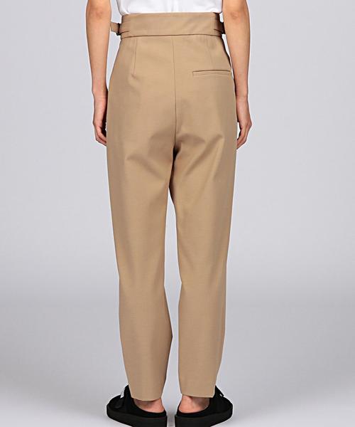 EN ROUTE（アンルート）の「ENR サイドベルト2タックパンツ（その他パンツ・レディース・ブラック/ベージュ/ケリー・1/2/0）」の4枚目の写真