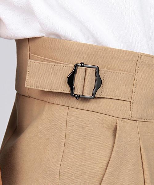 EN ROUTE（アンルート）の「ENR サイドベルト2タックパンツ（その他パンツ・レディース・ブラック/ベージュ/ケリー・1/2/0）」の16枚目の写真