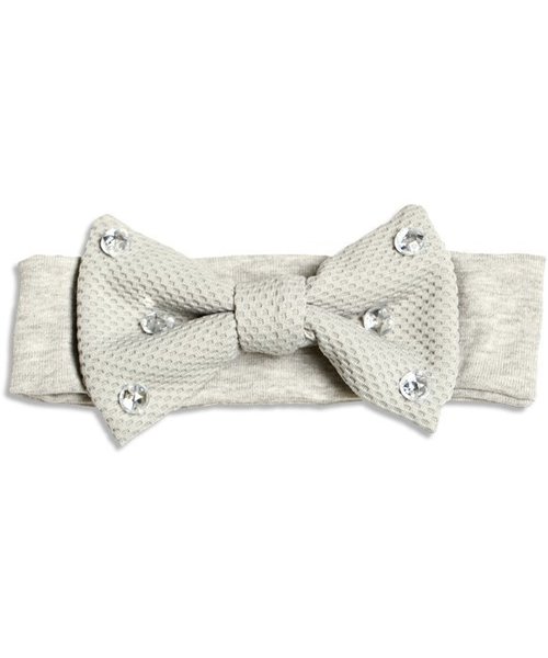 apres les cours（アプレレクール）の「リボンヘアバンド（その他ヘアアクセサリー・キッズ・グレー/ブラック・56/50）」の2枚目の写真