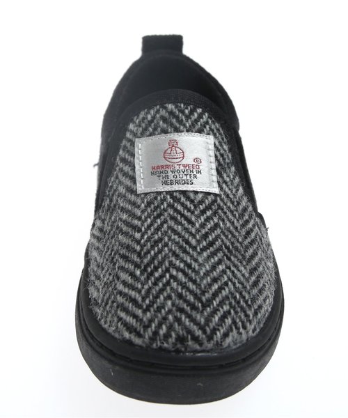 apres les cours(アプレレクール)の「Harris Tweed(生地使い)トドラースリッポン(スリッポン・キッズ・グレー/ネイビー・18/17/16/19)」の7枚目の写真
