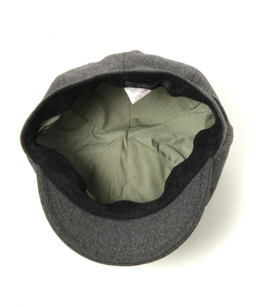RAGEBLUE（レイジブルー）の「ウールキャスケット/736989（キャスケット・メンズ・ダークブラウン/グレー系その他/ブラック・FREE）」の9枚目の写真
