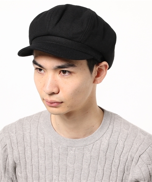 RAGEBLUE（レイジブルー）の「ウールキャスケット/736989（キャスケット・メンズ・ダークブラウン/グレー系その他/ブラック・FREE）」の10枚目の写真