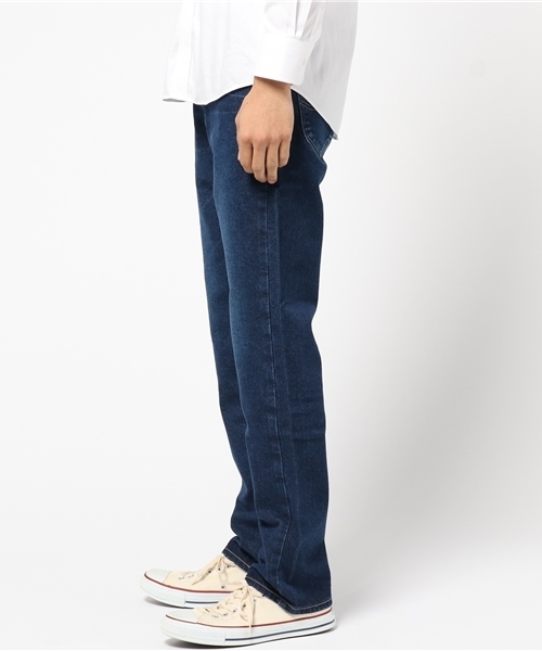 Lee（リー）の「【Lee】201 レギュラーストレート　アンティークウォッシュ（デニムパンツ・メンズ・インディゴブルー・29inch/35inch/30inch/32inch/33inch/28inch/31inch/34inch）」の2枚目の写真