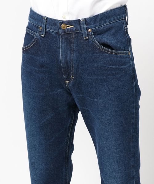 Lee（リー）の「【Lee】201 レギュラーストレート　アンティークウォッシュ（デニムパンツ・メンズ・インディゴブルー・29inch/35inch/30inch/32inch/33inch/28inch/31inch/34inch）」の5枚目の写真