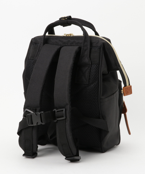 anello（アネロ）の「【キッズ】【anello】アネロ ポリキャンバス口金リュック    （バックパック/リュック・キッズ・その他31/ブラック/ピンク系その他・ONE SIZE）」の4枚目の写真