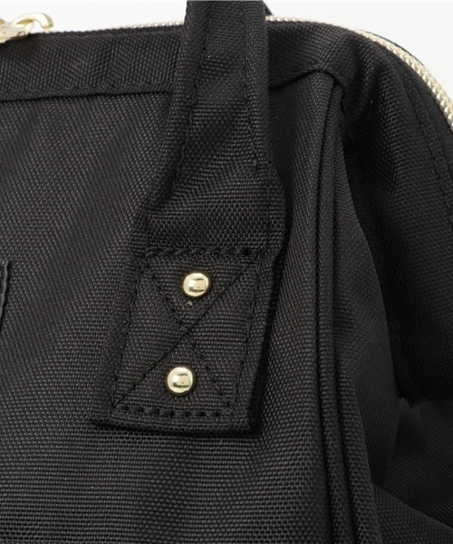 anello（アネロ）の「【キッズ】【anello】アネロ ポリキャンバス口金リュック    （バックパック/リュック・キッズ・その他31/ブラック/ピンク系その他・ONE SIZE）」の5枚目の写真