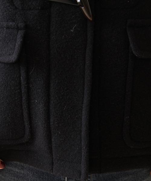 coen（コーエン）の「カバーリングウールショートダッフルコート（ダッフルコート・レディース・グレー/ネイビー・MEDIUM/LARGE）」の12枚目の写真