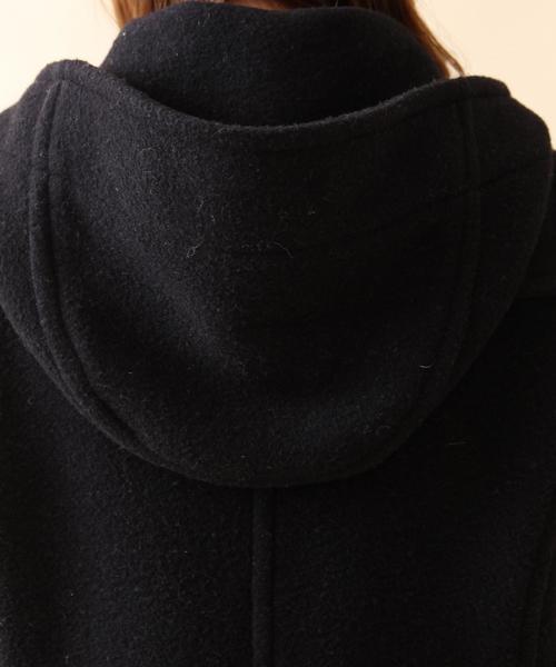 coen（コーエン）の「カバーリングウールショートダッフルコート（ダッフルコート・レディース・グレー/ネイビー・MEDIUM/LARGE）」の13枚目の写真