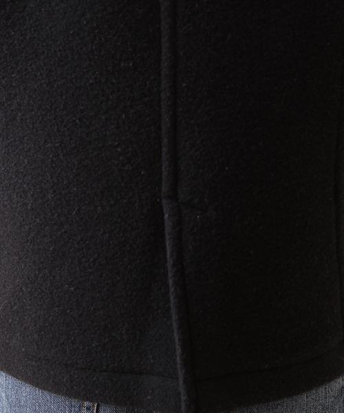 coen（コーエン）の「カバーリングウールショートダッフルコート（ダッフルコート・レディース・グレー/ネイビー・MEDIUM/LARGE）」の14枚目の写真