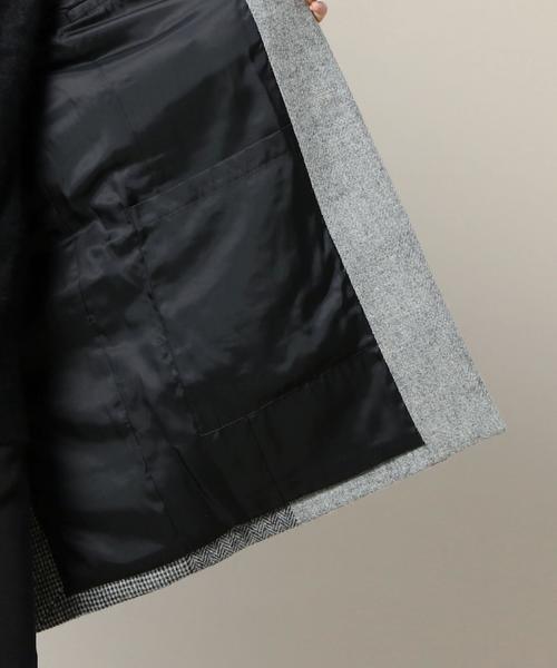 HARRIS TWEED(ハリスツイード)の「BY ハリスツイード チェスターコート◆(チェスターコート・メンズ・ネイビー/グレー・MEDIUM/SMALL/LARGE/X-LARGE)」の11枚目の写真
