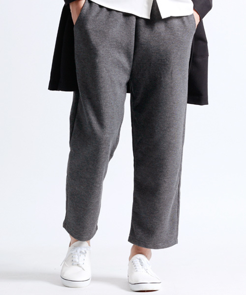 MONO-MART(モノマート)の「ワイドシルエットテーパードパンツ(その他パンツ・メンズ・杢グレー/ネイビー/ブラック/グレー系その他・FREE)」の3枚目の写真