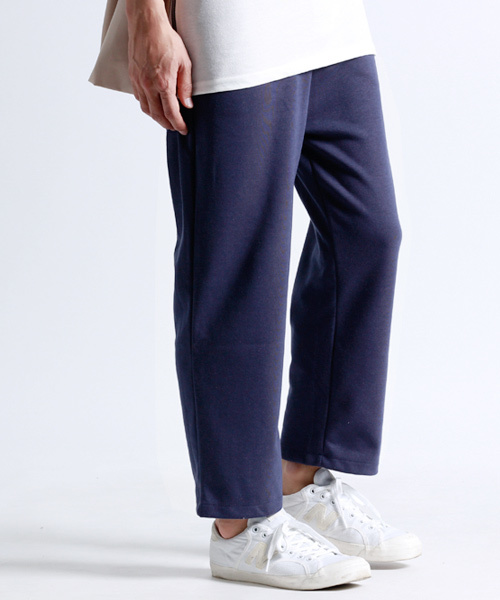 MONO-MART(モノマート)の「ワイドシルエットテーパードパンツ(その他パンツ・メンズ・杢グレー/ネイビー/ブラック/グレー系その他・FREE)」の4枚目の写真