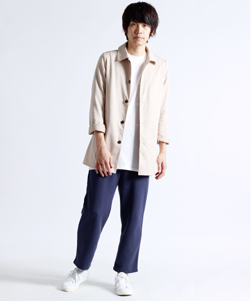 MONO-MART(モノマート)の「ワイドシルエットテーパードパンツ(その他パンツ・メンズ・杢グレー/ネイビー/ブラック/グレー系その他・FREE)」の8枚目の写真