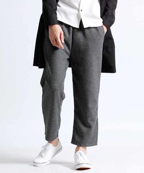 MONO-MART(モノマート)の「ワイドシルエットテーパードパンツ(その他パンツ・メンズ・杢グレー/ネイビー/ブラック/グレー系その他・FREE)」の9枚目の写真
