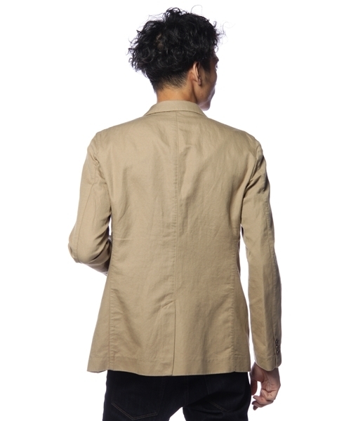 green label relaxing（グリーンレーベルリラクシング）の「※□C/L DBY NT 2Bジャケット（テーラードジャケット・メンズ・ベージュ/ネイビー・SMALL/MEDIUM/LARGE/X-LARGE）」の4枚目の写真