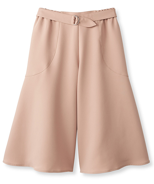 IEDIT（イディット）の「ＤＲＥＣＯ　ｂｙ　ＩＥＤＩＴ　とろみダブルクロス素材で上品に仕立てた　マーメイドミディスカンツ（スカート・レディース・キャメル/ネイビー・LARGE/X-LARGE/SMALL/XX-LARGE/MEDIUM）」の4枚目の写真