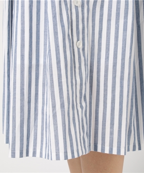 rps(アールピーエス)の「綿ワッシャー横釦スカート(スカート・レディース・レッド/ネイビー/ストライプ・M)」の12枚目の写真