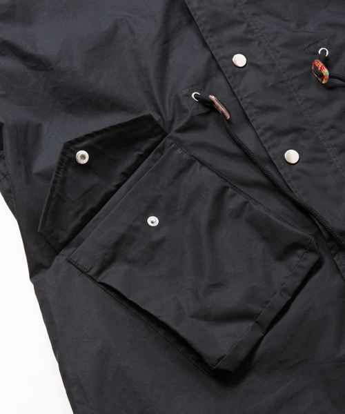 rehacer（レアセル）の「rehacer : Mountain Mods Coat（モッズコート・メンズ・ブラック/キャメル・SMALL/LARGE/MEDIUM）」の4枚目の写真