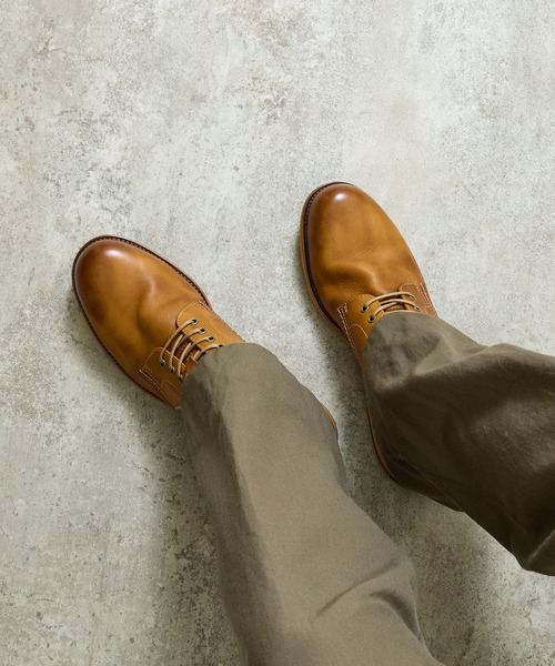 PADRONE（パドローネ）の「PADRONE パドローネ / Ex. SHORT LACE UP BOOTS 別注ショートレースアップブーツ / PA8054-1201（ブーツ・メンズ・キャメル/ブラック/ブラウン系その他/ブルー系その他/ベージュ・41/42/40/43）」の9枚目の写真