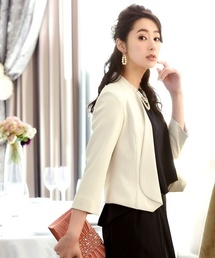 七分袖」に該当するカーディガン/ボレロ（ホワイト/白色系