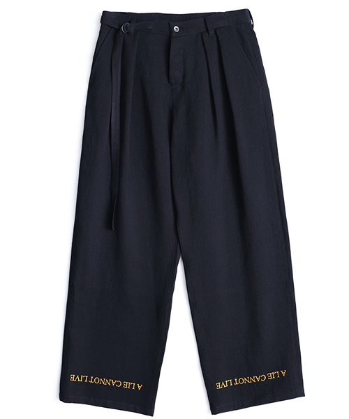SHAREEF(シャリーフ)の「C/L/R KARSEY WIDE PANTS(その他パンツ・メンズ・ブラック/オレンジ/パープル・2/1/3)」の5枚目の写真