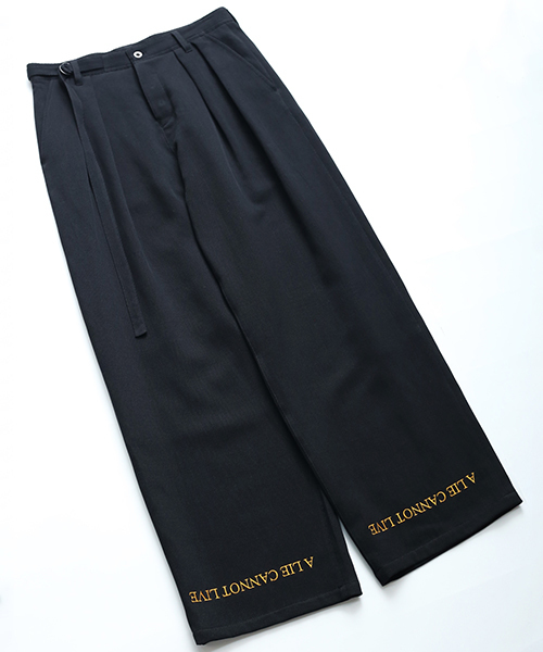 SHAREEF(シャリーフ)の「C/L/R KARSEY WIDE PANTS(その他パンツ・メンズ・ブラック/オレンジ/パープル・2/1/3)」の6枚目の写真
