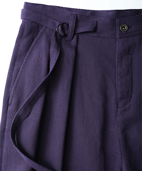 SHAREEF(シャリーフ)の「C/L/R KARSEY WIDE PANTS(その他パンツ・メンズ・ブラック/オレンジ/パープル・2/1/3)」の12枚目の写真