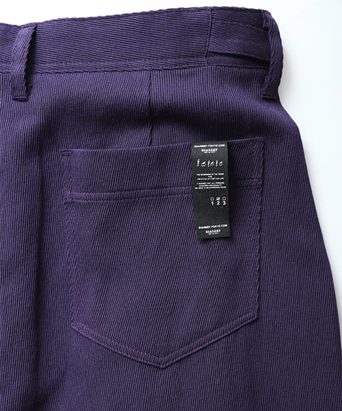 SHAREEF(シャリーフ)の「C/L/R KARSEY WIDE PANTS(その他パンツ・メンズ・ブラック/オレンジ/パープル・2/1/3)」の13枚目の写真