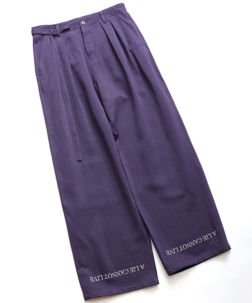 SHAREEF(シャリーフ)の「C/L/R KARSEY WIDE PANTS(その他パンツ・メンズ・ブラック/オレンジ/パープル・2/1/3)」の20枚目の写真
