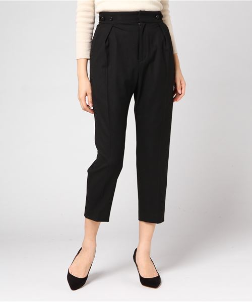 FLUID（フルイド）の「Fluid（フルイド）テーパードパンツ（デニムパンツ・レディース・ブラック/グレー・1/2/3）」の2枚目の写真