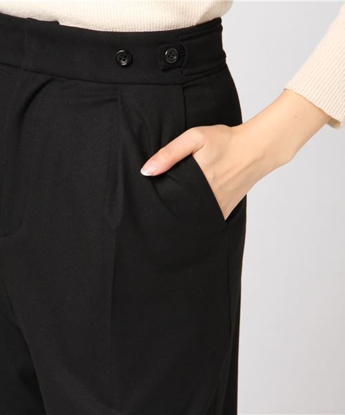 FLUID（フルイド）の「Fluid（フルイド）テーパードパンツ（デニムパンツ・レディース・ブラック/グレー・1/2/3）」の7枚目の写真